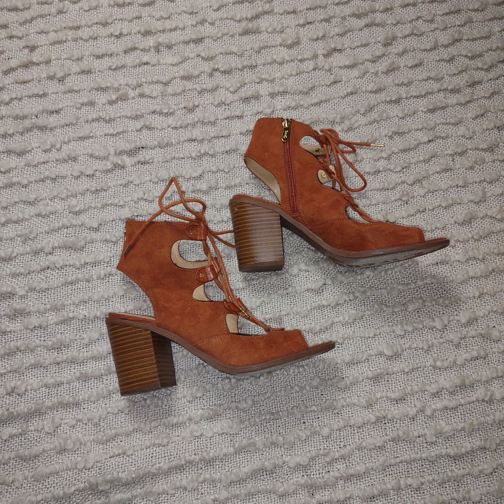 Sam Edelman strappy Sueded bootie sandals